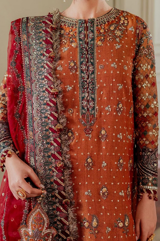 Baroque Chantelle Luxury Chiffon Embroidered 3 Piece Unstitched