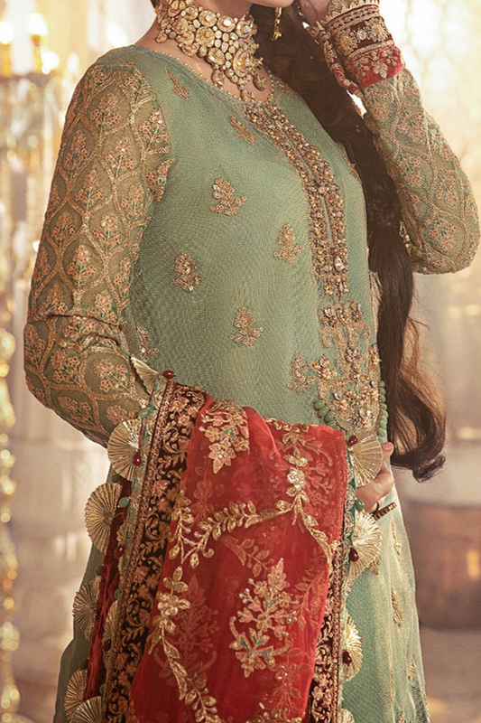 Maria B Embroidered Luxury Mysoori Dress 3 Piece Unstitched