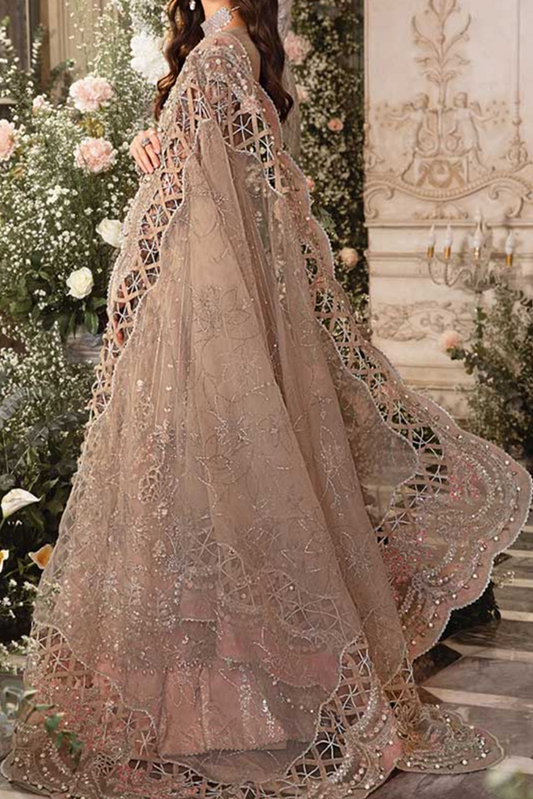 Maria B Embroidered Wedding Collection Organza Maxi 3 Piece Unstitched