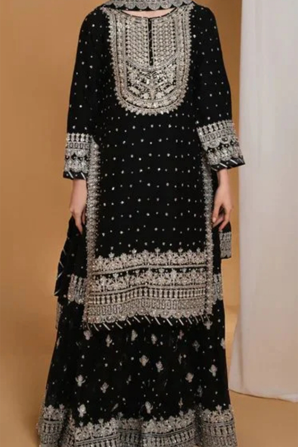 Asim Jofa Chandani Luxury Chiffon Collection 3 Piece Unstitched