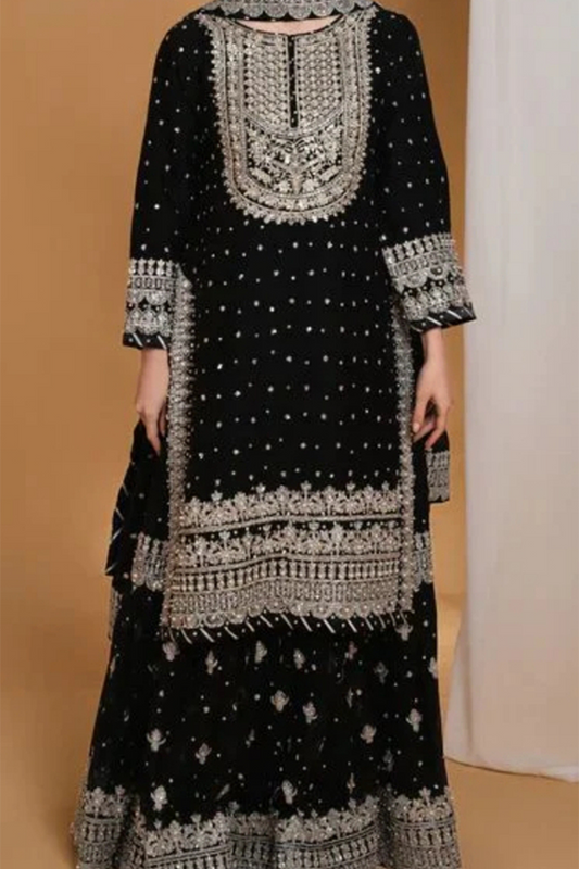 Asim Jofa Chandani Luxury Chiffon Collection 3 Piece Unstitched