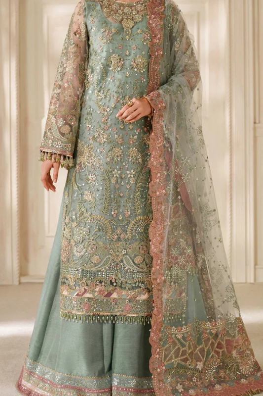 Baroque Chantelle Embroidered Luxury Chiffon 3 Piece Unstitched