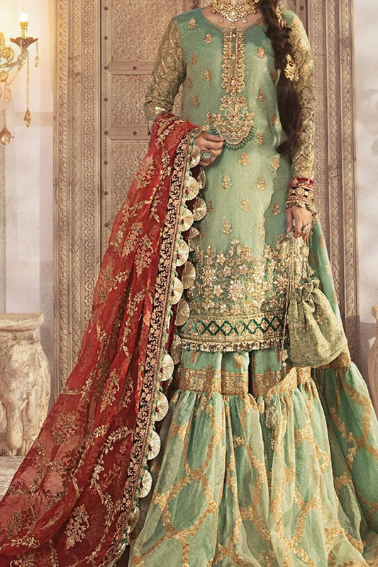 Maria B Embroidered Luxury Mysoori Dress 3 Piece Unstitched